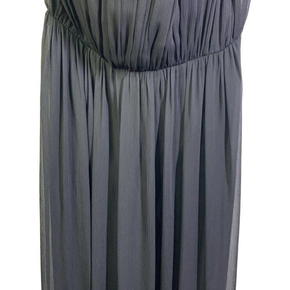 ALICE + OLIVIA NWT Strapless Sheer Overlay Maxi Cut Out Back Formal Dress - Picture 4 of 16